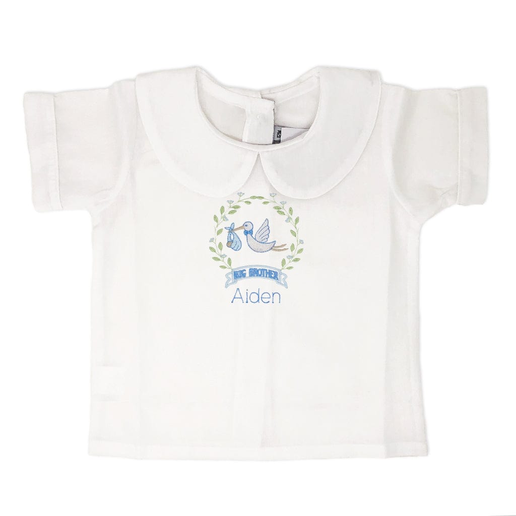 Personalized Big Brother Peter Pan Collar Shirt