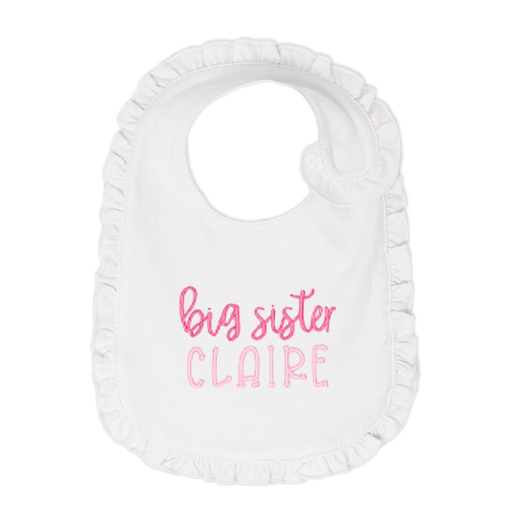 Personalized Big Sister Bib with Name