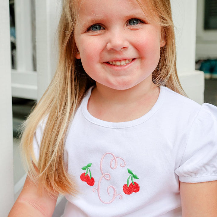Girls T Shirt with Cherries