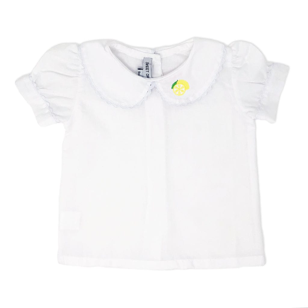 Lemon Peter Pan Collar Shirt for Girls