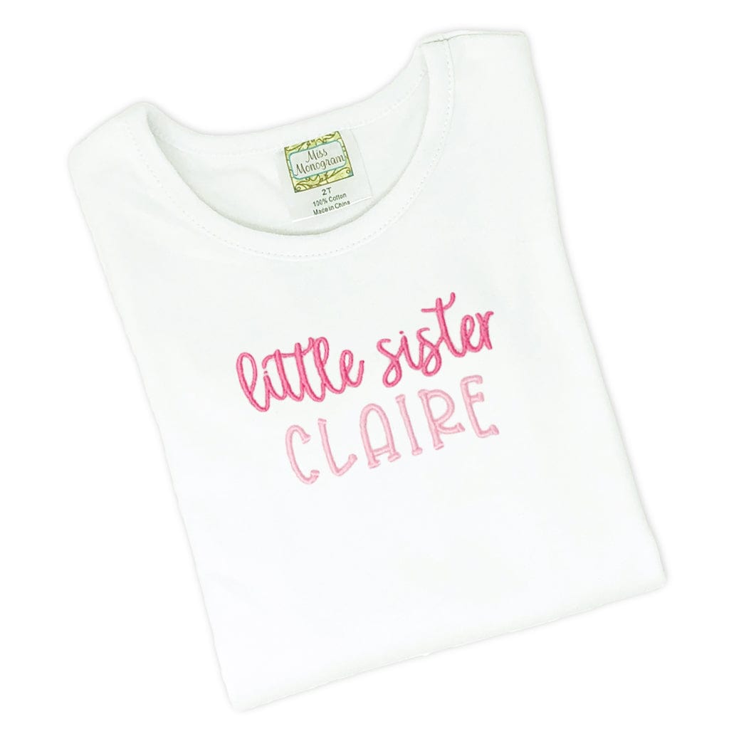 Personalized Little Sister Shirt
