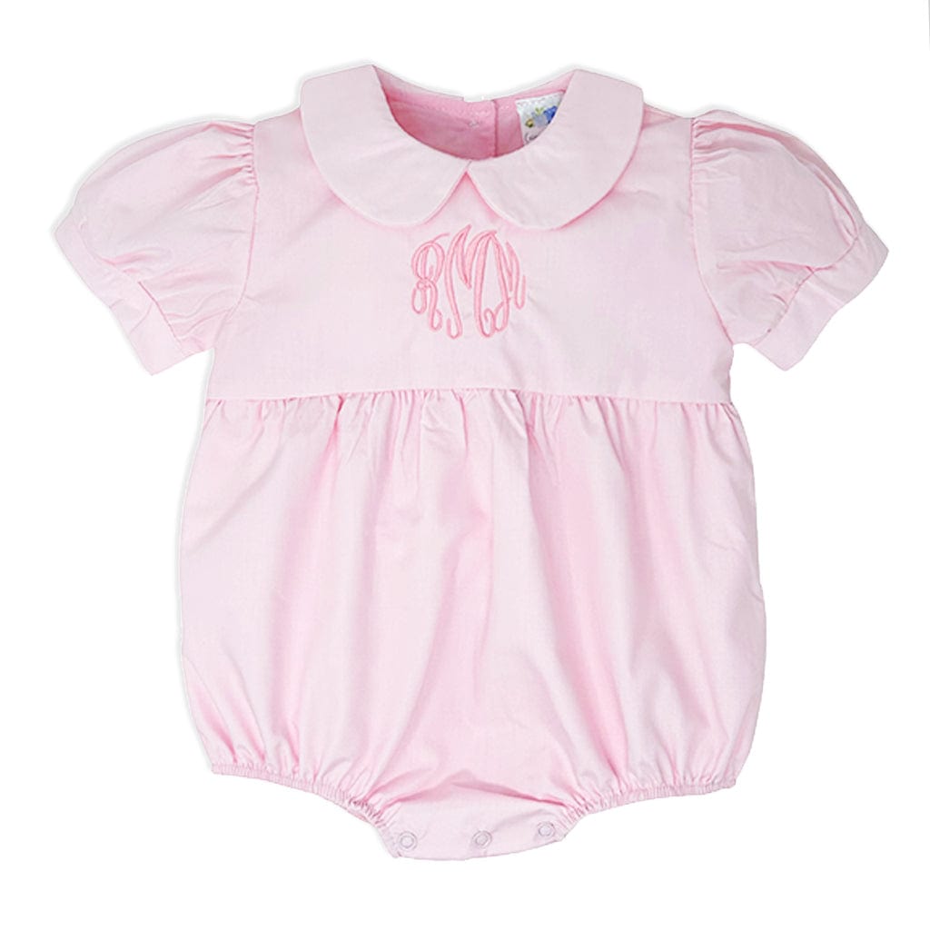open lace back dress Pink Pearl Smocked Bubble – Smocktini main image 1