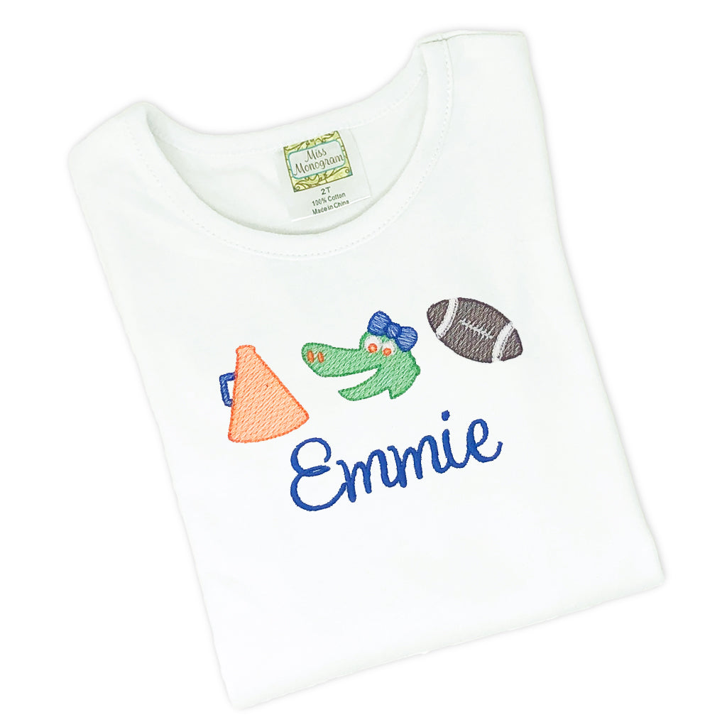 Girls Gator Tee