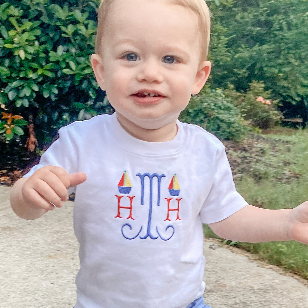 Boys Monogram Shirt