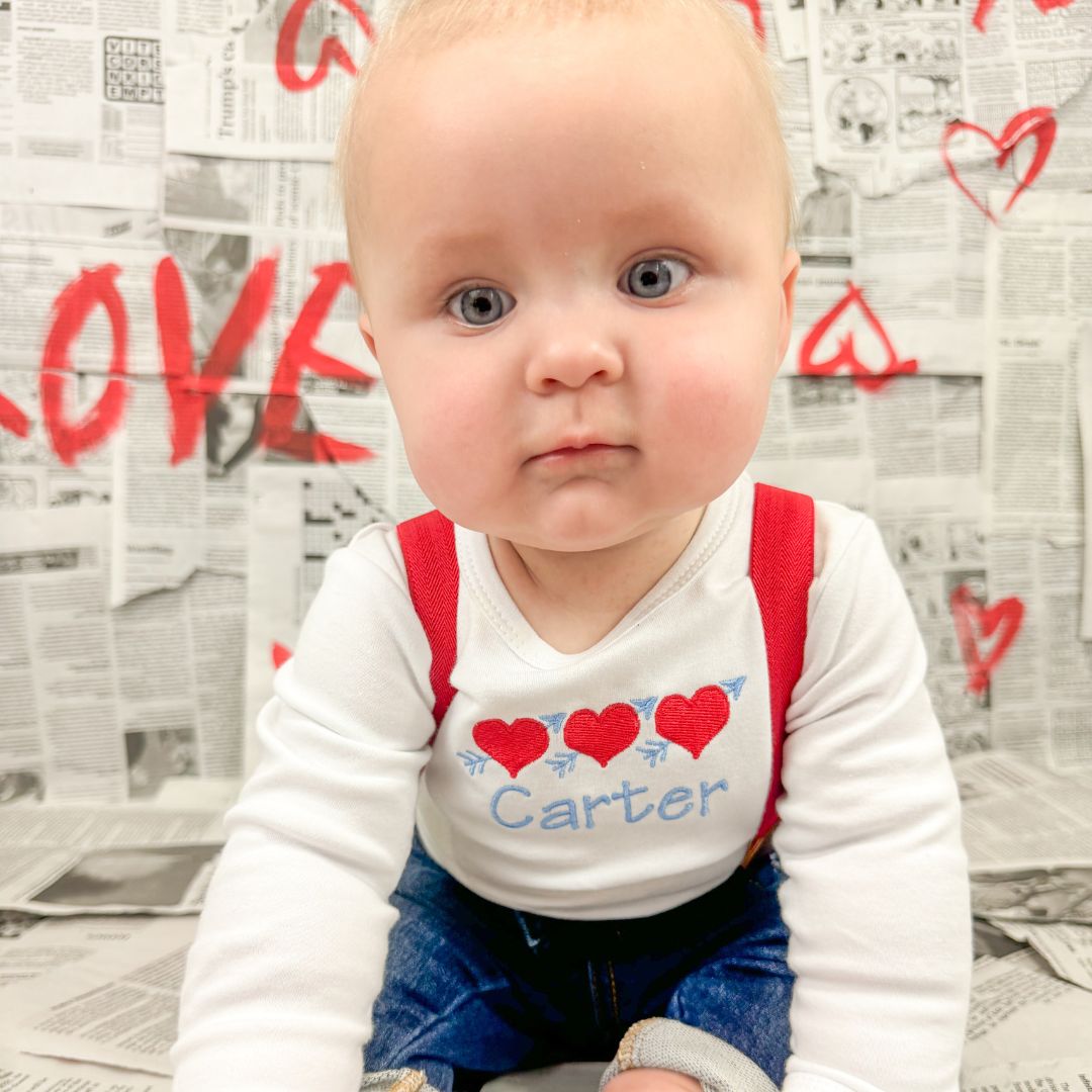 baby bib for valentines day