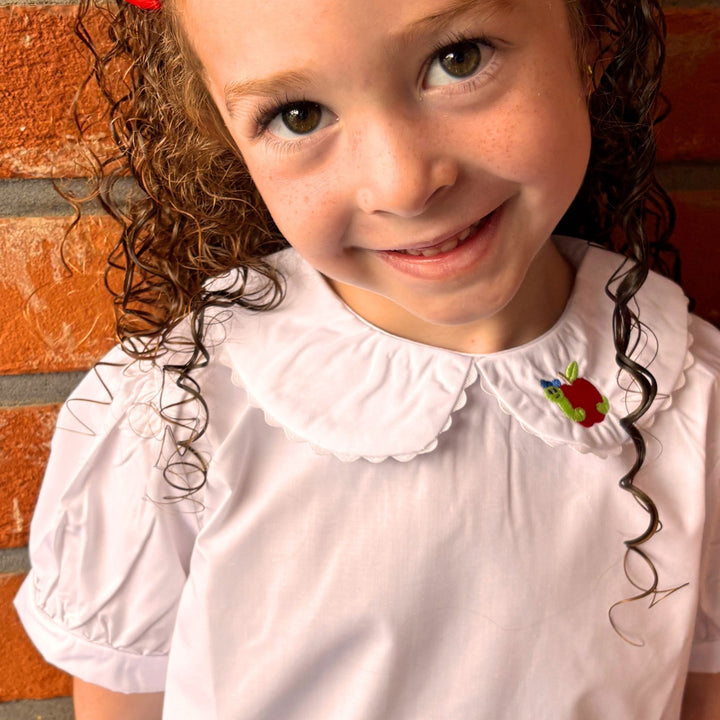 Girls Bookworm Peter Pan Shirt