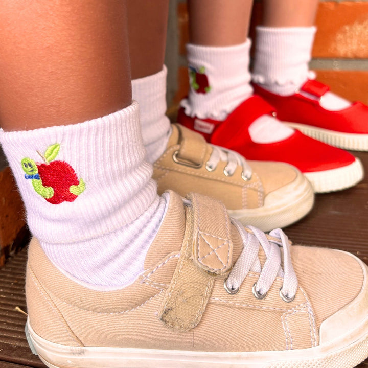 Bookworm Fold Over Socks
