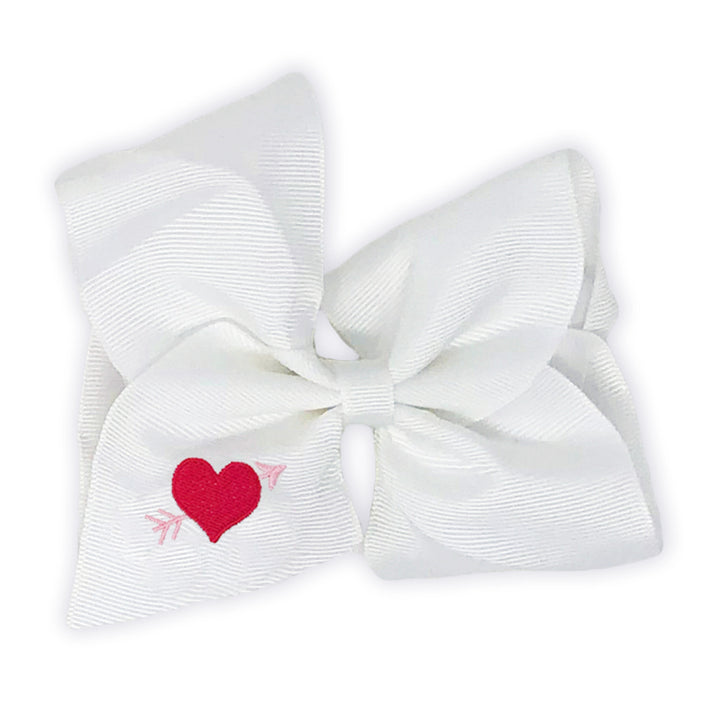 girls valentines bow