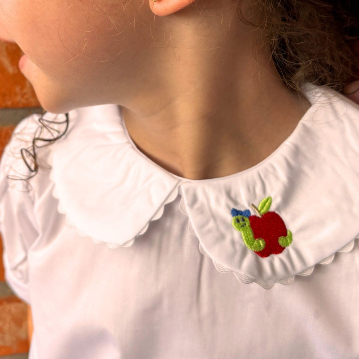 Girls Bookworm Peter Pan Shirt