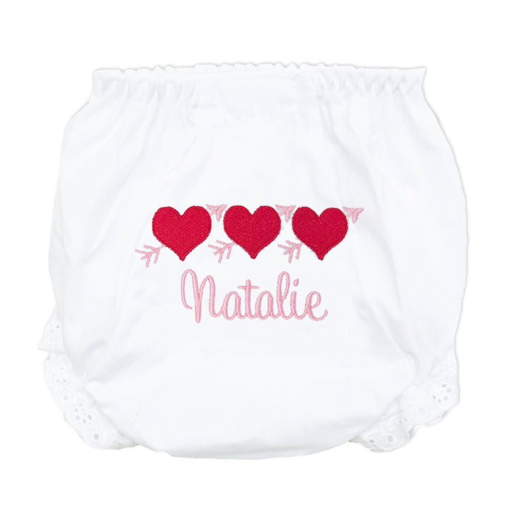 baby girl valentines day diaper cover