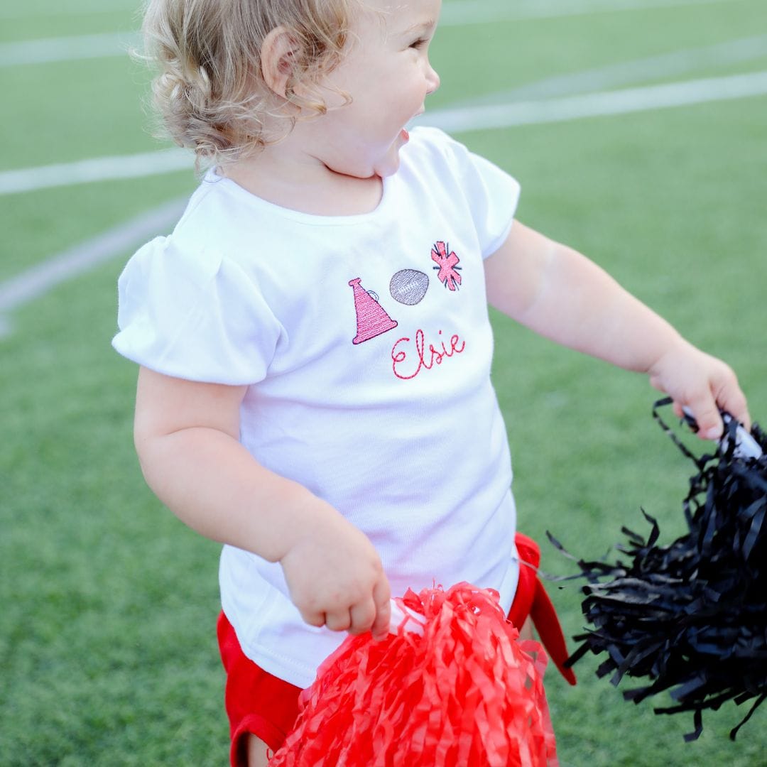 Girls Football Trio Tee