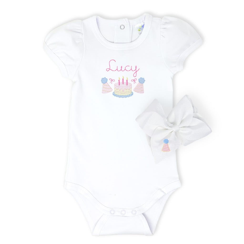 2026 Girls Birthday Bodysuit
