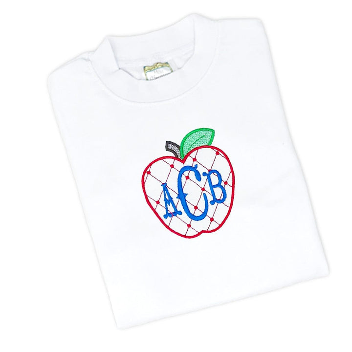 boys back to school shirt apple
