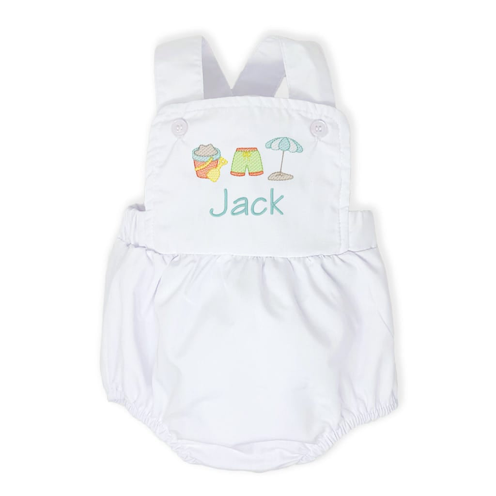 Boys Monogrammed Beach Trio Sunsuit
