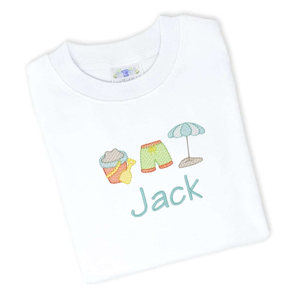 Personalized Boys Beach Trio Tee