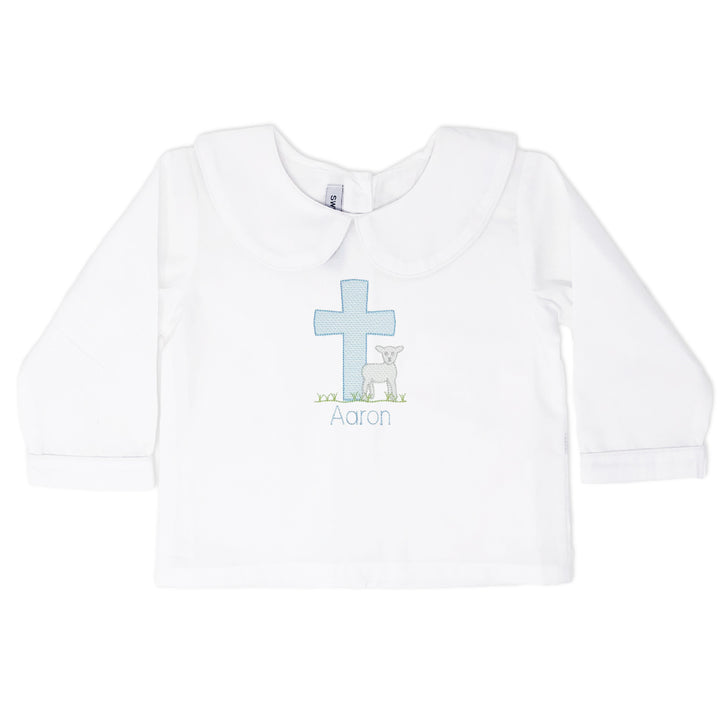 boys lamb cross shirt