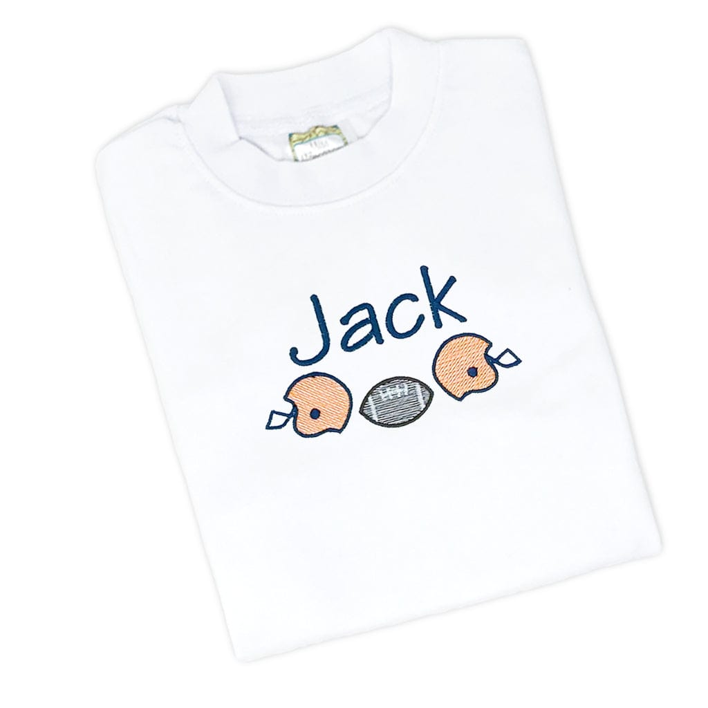 boys foot ball t-shirt game day outfit