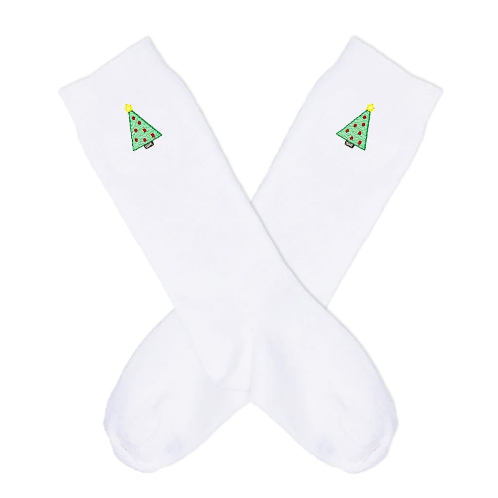 Boys Christmas Tree Knee Socks