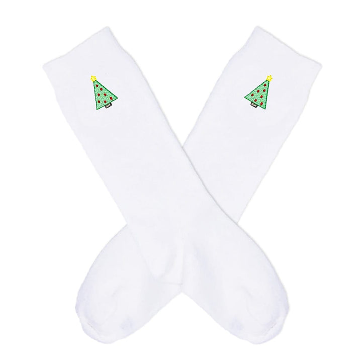Boys Christmas Tree Knee Socks