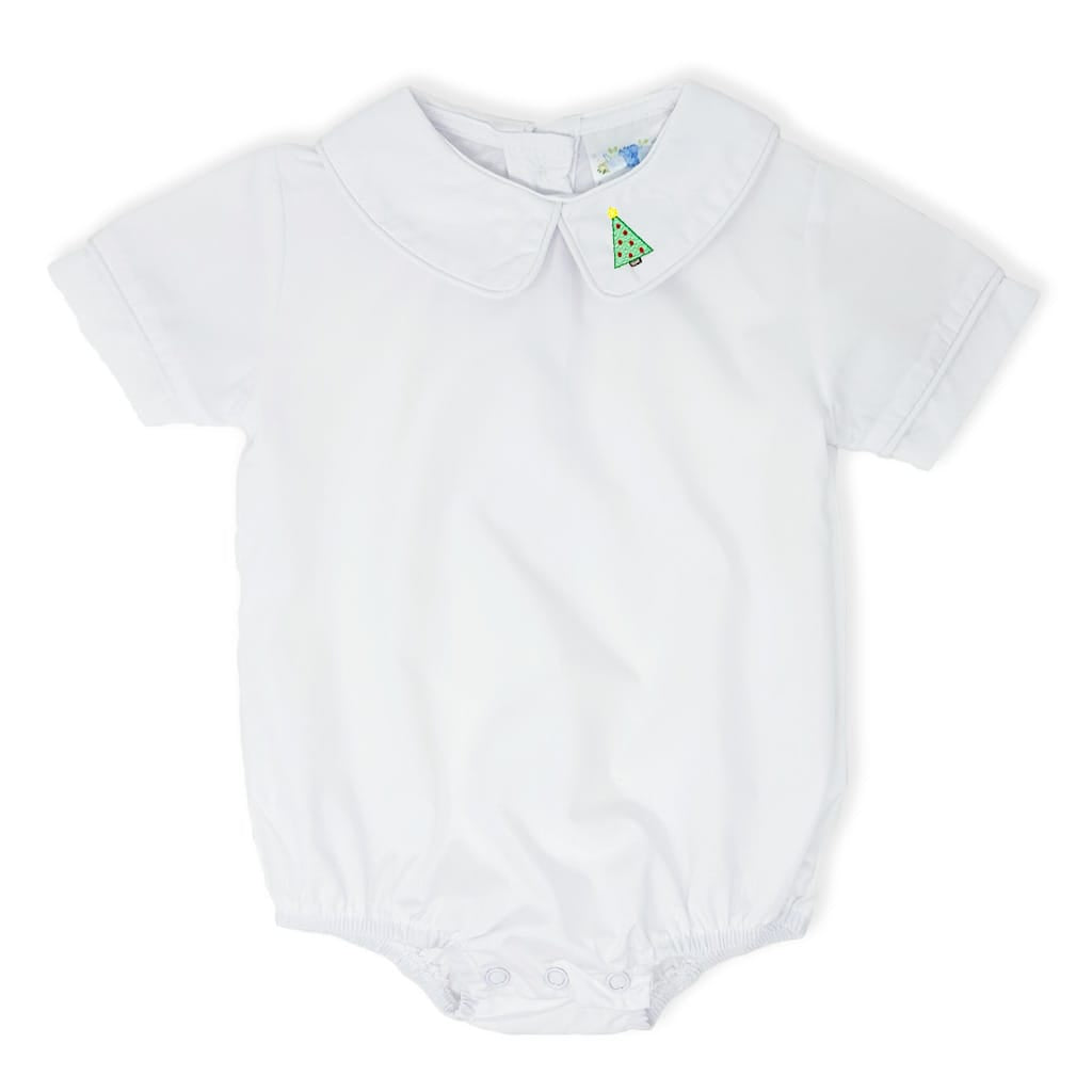 Boys Christmas Tree Peter Pan Bodysuit