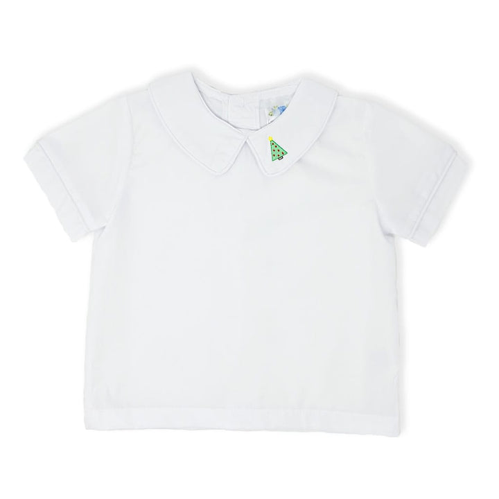 Boys Christmas Tree Peter Pan Shirt