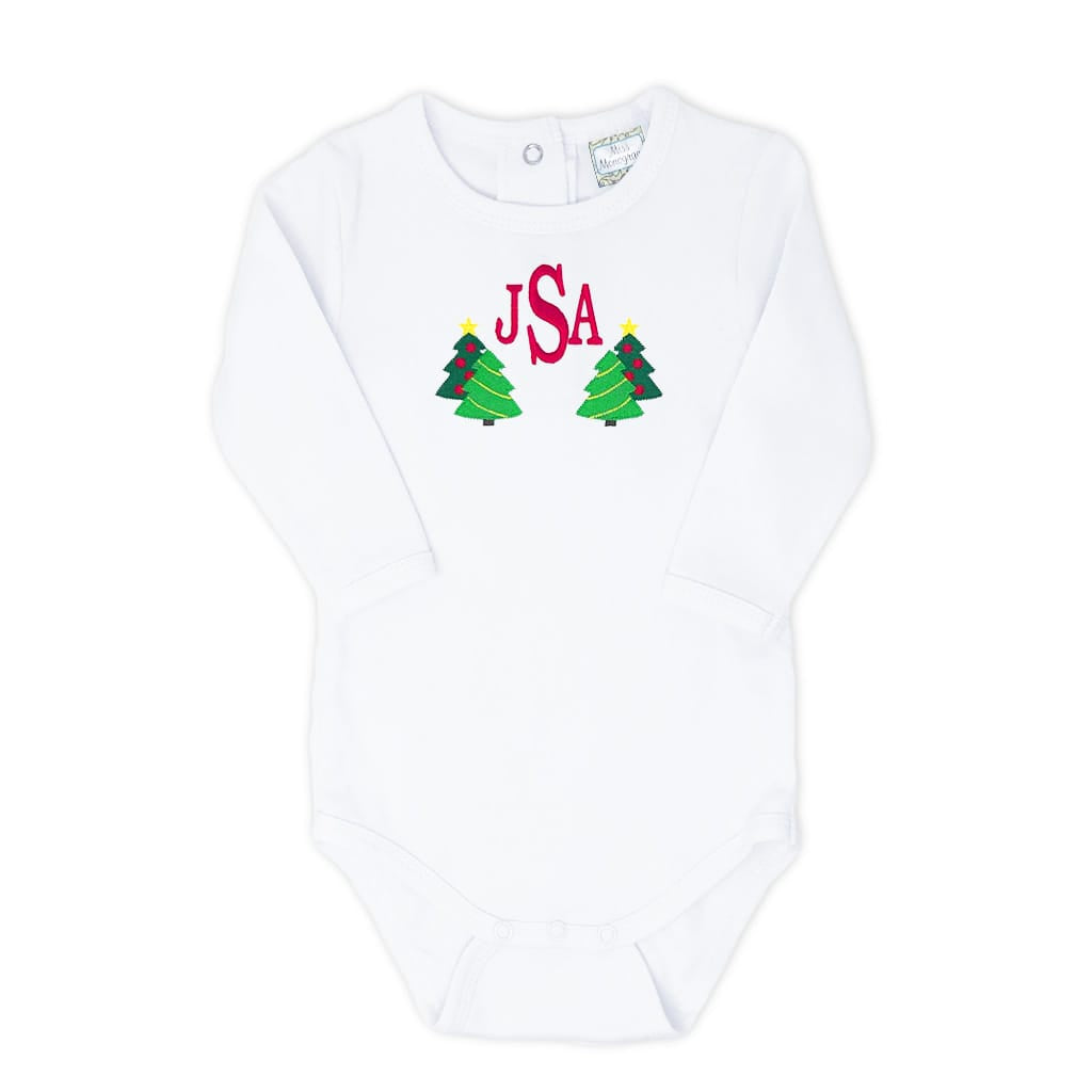 Boys Christmas Trees Bodysuit