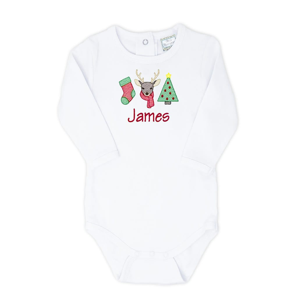 Boys Christmas Trio Bodysuit