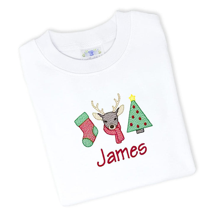 Boys Reindeer Trio Tee