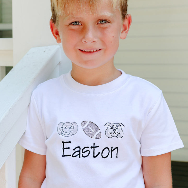 Boys Monogrammed House Divided TShirt