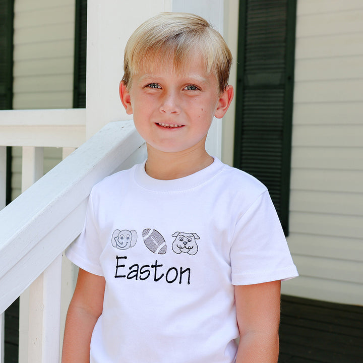 Boys Personalized House Divided Shirt