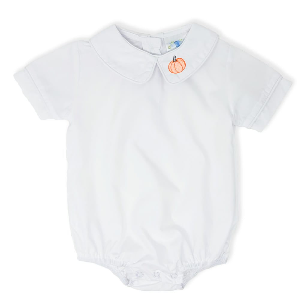Boys Pumpkin Peter Pan Bodysuit