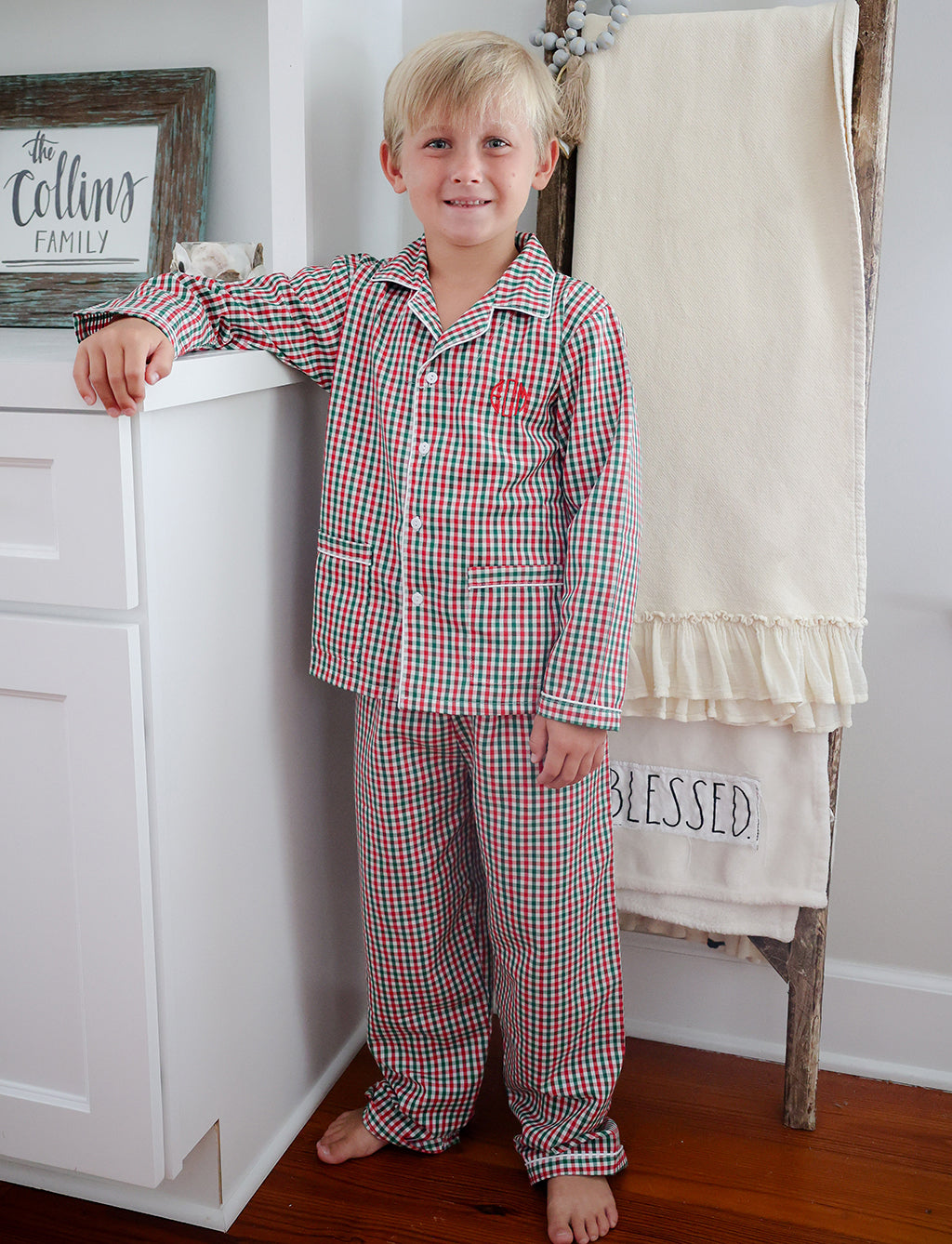 Sweet Dreams Christmas Pajamas Boy