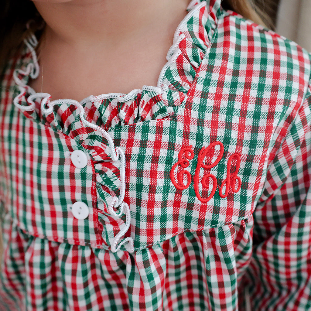 Monogrammed Christmas Pajamas