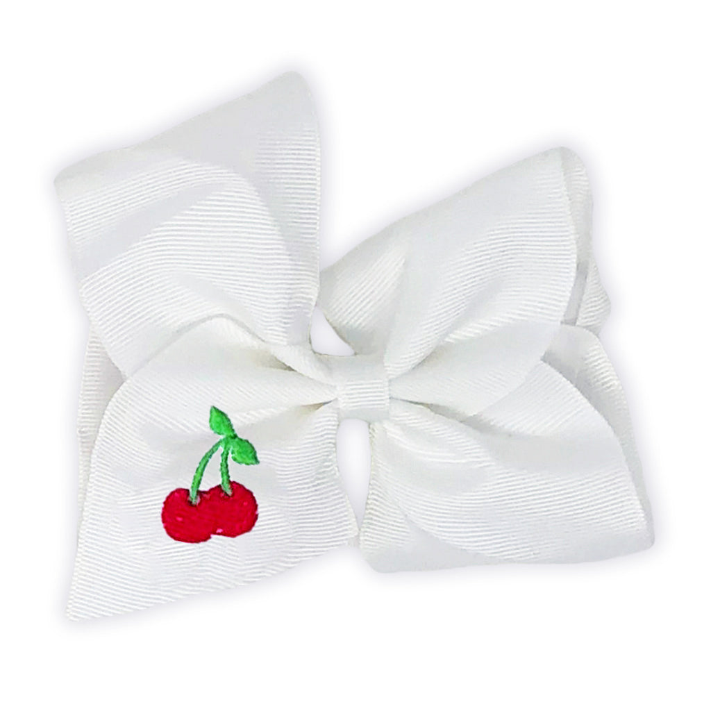 Cherry Hair Bow