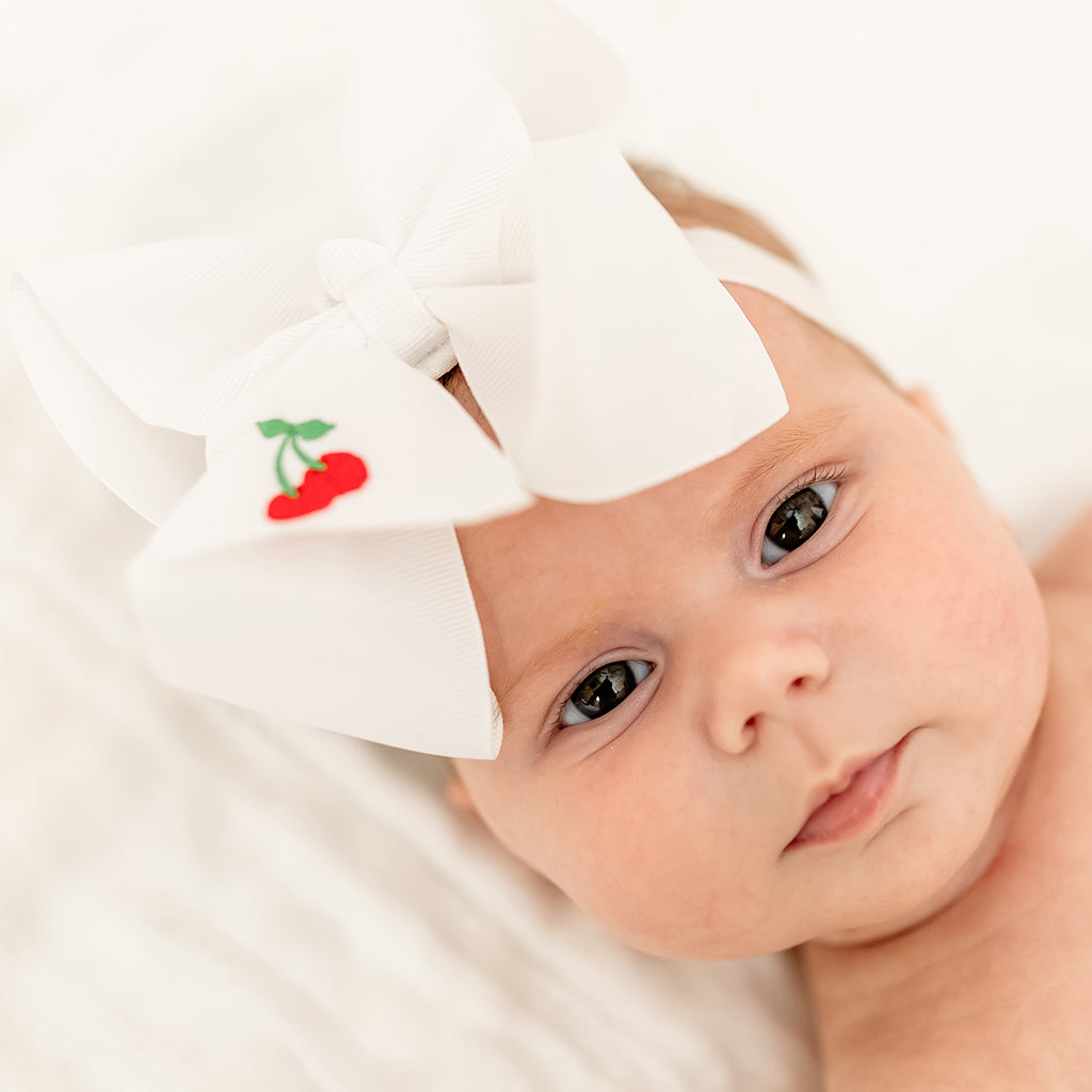 Cherries Headband for Baby Girl