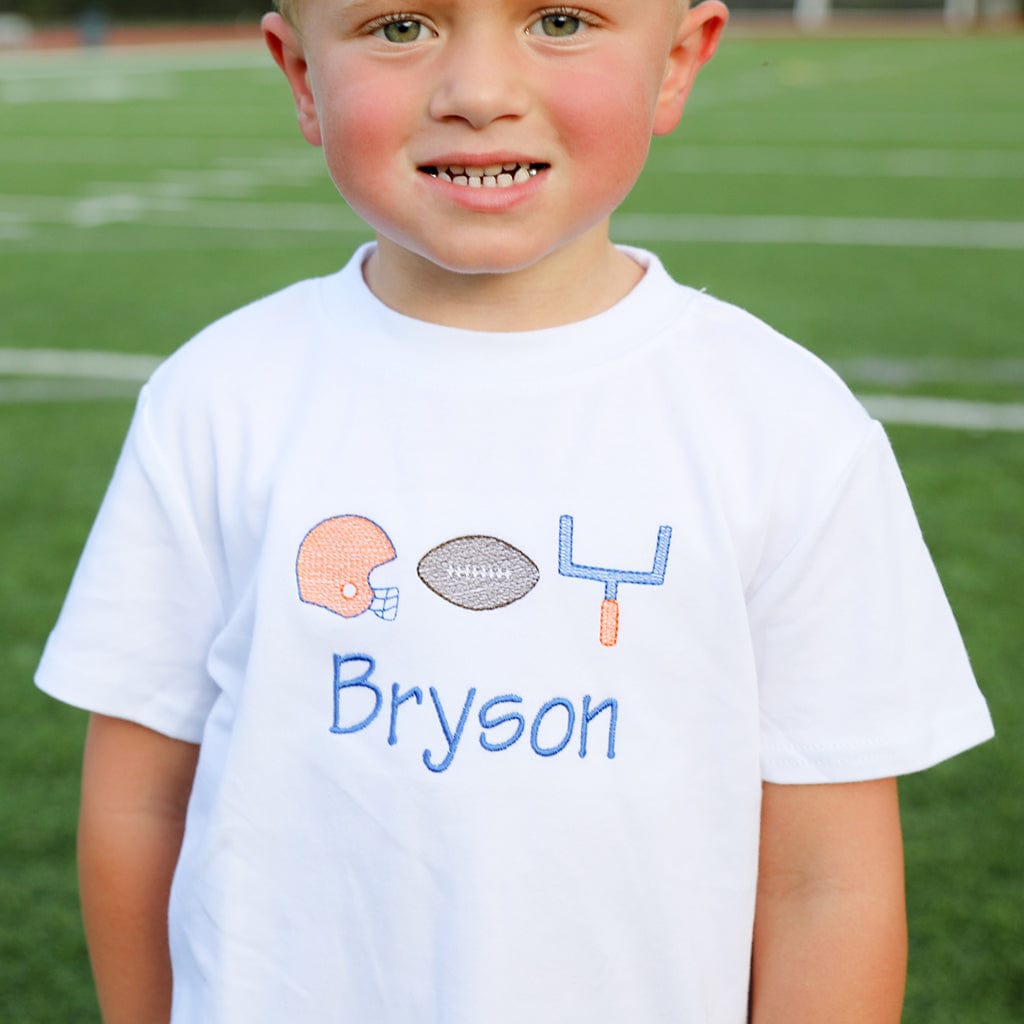 Boys Football Trio Personalized Shirt