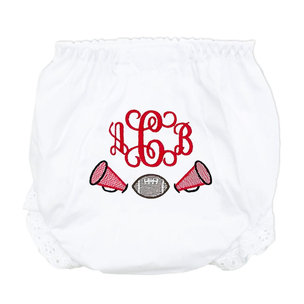 cheer football diaper covers game day