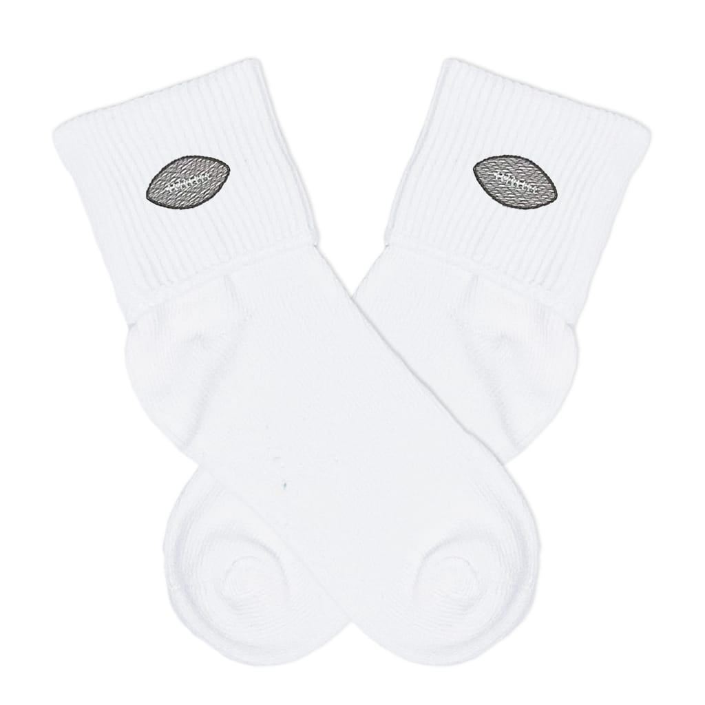 Football Fold Over Socks