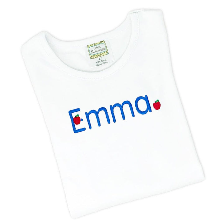 t-shirt apple name