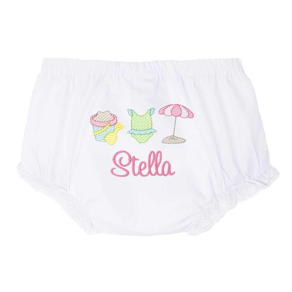 Monogrammed Beach Trio Bloomers