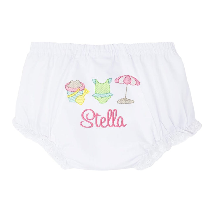 Monogrammed Beach Trio Bloomers