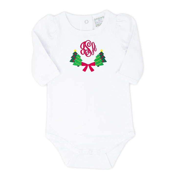 Girls Christmas Trees Bodysuit