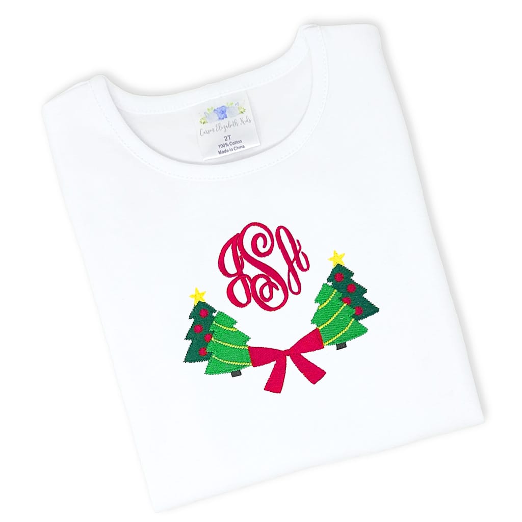 Girls Christmas Trees Tee