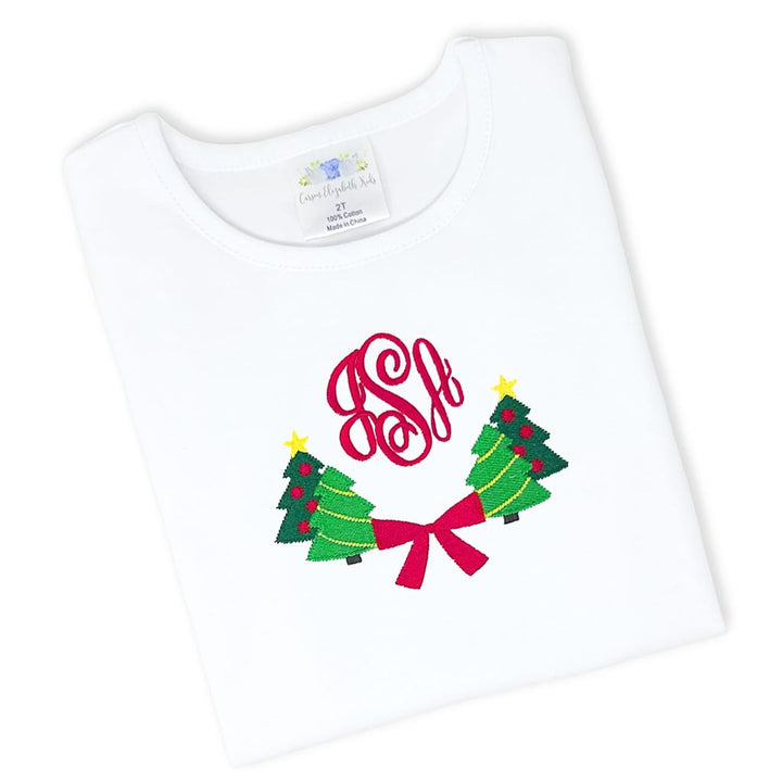 Girls Christmas Trees Tee