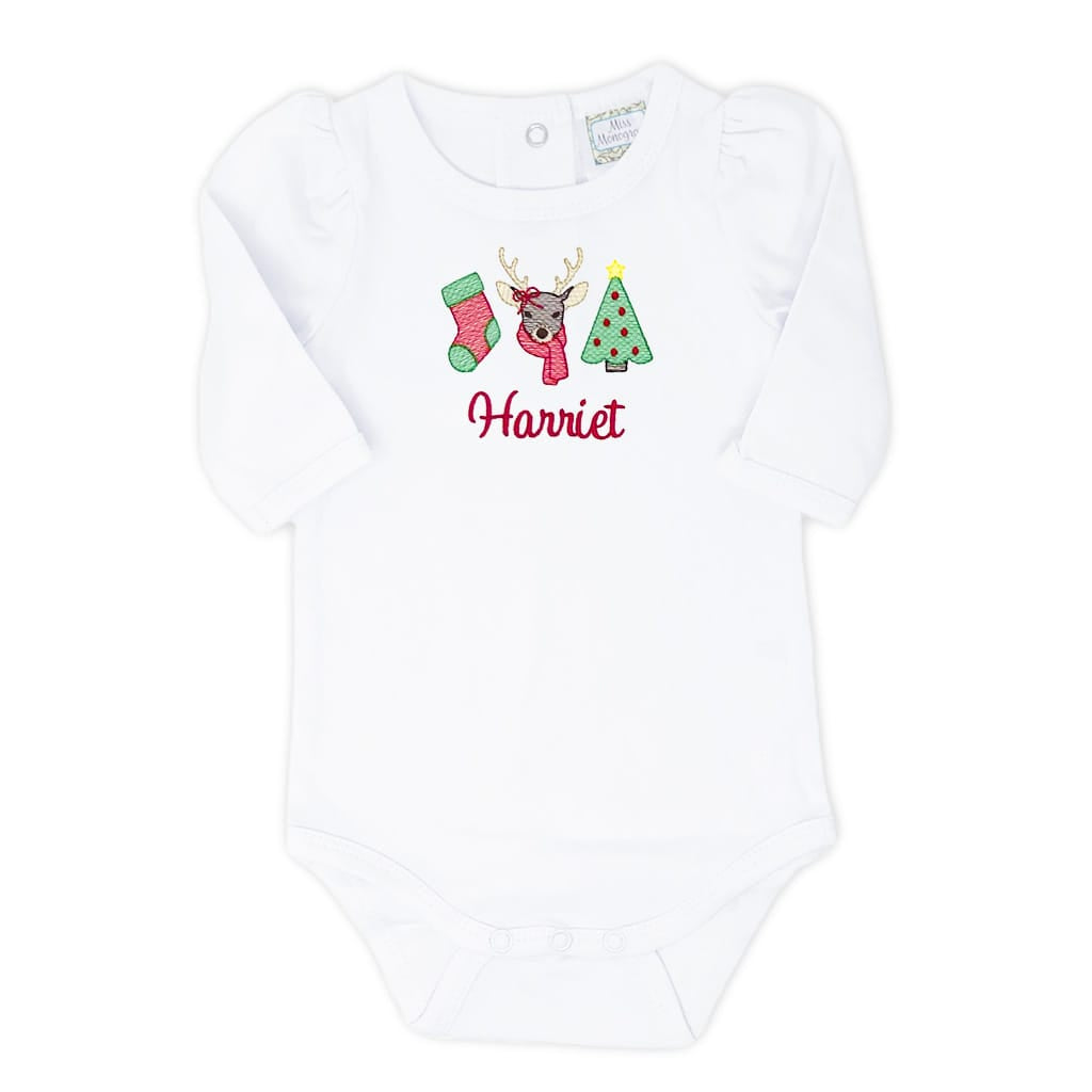 Girls Christmas Trio Bodysuit