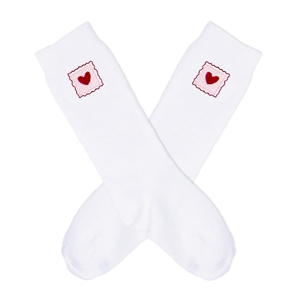Pink Love Letter Knee Socks