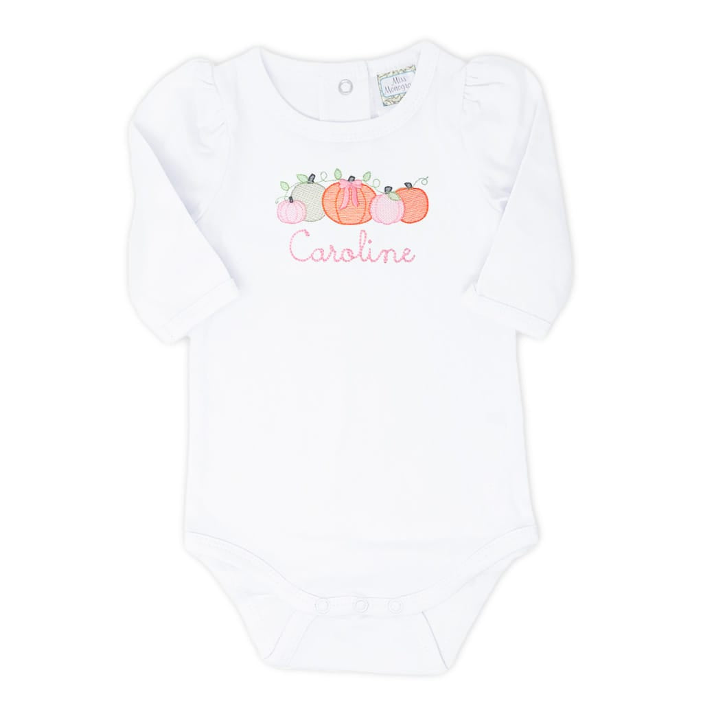 Girls Pumpkin Patch Bodysuit
