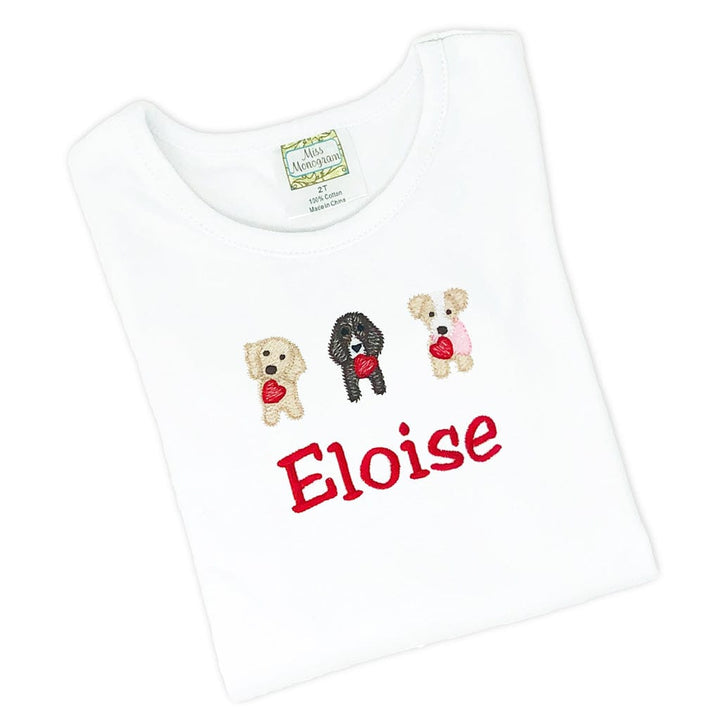 Girls Puppy Love Tee