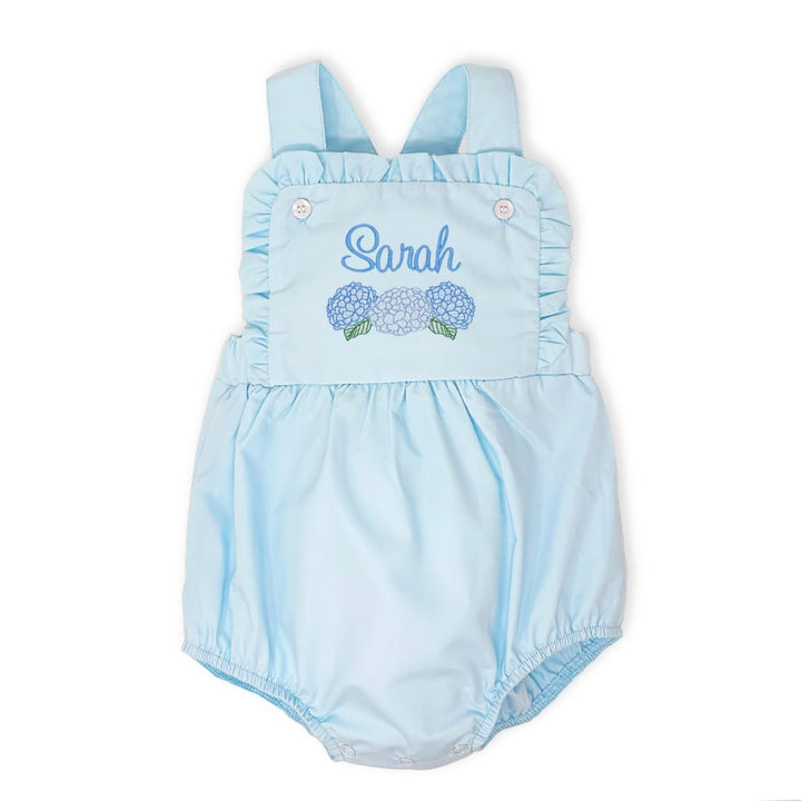 Hydrangea Love Ruffle Sunsuit