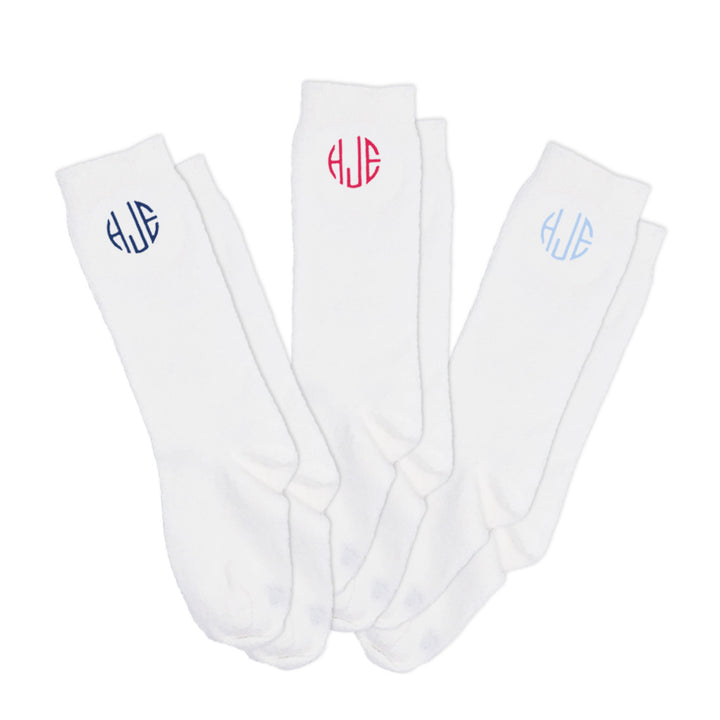 Monogrammed Knee Socks 3 pack